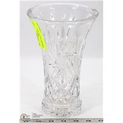 PINWHEEL CRYSTAL VASE