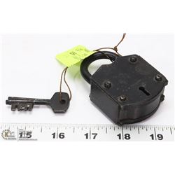 ANTIQUE LOCK WITH KEYS.