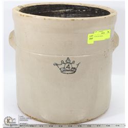 4 GALLON CROCK