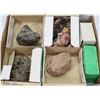 Image 1 : FLAT OF NATURAL STONES/ROCKS