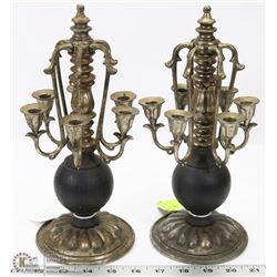 PAIR OF VINTAGE CANDLE TAPER HOLDERS