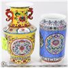 Image 1 : PAIR OF ORIENTAL POTTERY VASES