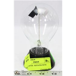 RADIOMETER - ROTATES WITH LIGHT.