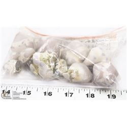 BAG OF SNAKE SKIN AGATE.