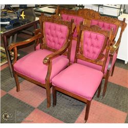 ANTIQUE SETTEE AND 2 CHAIRS, RECENTLY