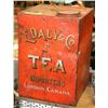 Image 1 : ANTIQUE GENERAL STORE TEA TIN DISPLAY.