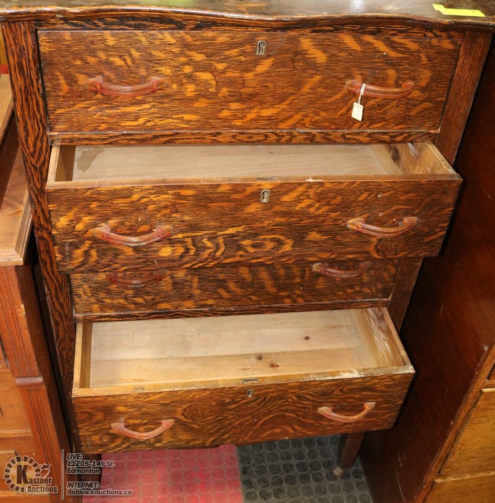 Antique Quarter Sawn Oak Dresser