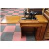 Image 1 : ANTIQUE PFAFF SEWING MACHINE IN CABINET