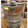 Image 1 : ANTIQUE WOOD HOMESTEAD 4QT ICE CREAM MAKER