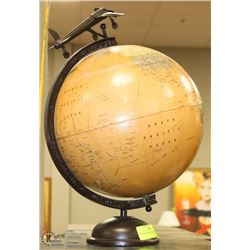 VINTAGE AIRPLANE GLOBE.