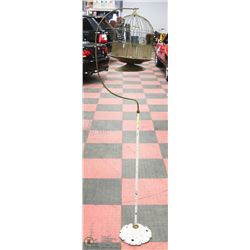 ANTIQUE CAST IRON & BRASS BIRD CAGE