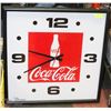 Image 1 : WORKING GIANT COCA COLA STORE CLOCK