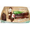 Image 1 : FLAT OF 9 VINTAGE POP AND BEER BOTTLES