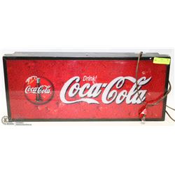 COCA COLA STORE DISPLAY SIGN 28" X 12"