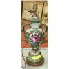 Image 1 : VINTAGE FLORAL ORNATE PAINTED LAMP