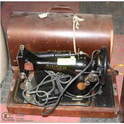 ANTIQUE SINGER SEWING MACHINE.