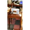 Image 1 : VINTAGE DOMESTIC SEWING MACHINE IN CABINET