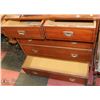 Image 2 : ESTATE VINTAGE 5 DRAWER DRESSER