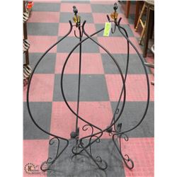 PAIR OF VINTAGE PLANT STAND HOLDERS