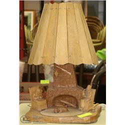 ANTIQUE HANDCRAFTED WOODEN