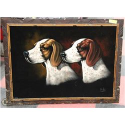 LARGE PAINTING ON VELVET