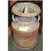 Image 1 : VINTAGE 2.5 GALLON CREAM CAN.