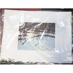 84) "FALLEN TIMBER" LARRY BABB PRINT.