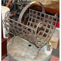 METAL LOG HOLDER 23"X17"