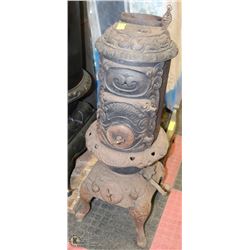 ANTIQUE CAST IRON COPP STOVE LTD WOOD BURNING