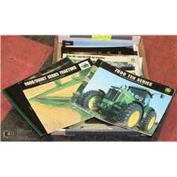 FLAT OF BROCHURES OF FARM EQUIPMENT