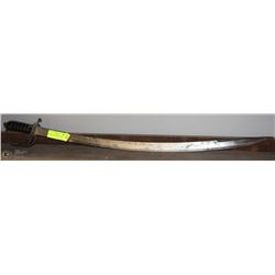 INDIAN SABRE SWORD ETCHED.