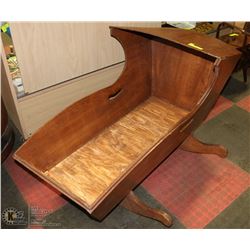 VINTAGE ROCKING CRIB