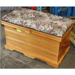 SOLID WOOD HANDMADE CEDAR LINED CHEST