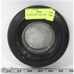 OLD FIRESTONE TIRE ASHTRAY