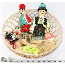 ESTATE ANTIQUE LOT OF ORIGINAL CHOCOLATE PORCELAIN