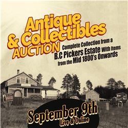 ALL VINTAGE AND ANTIQUE ITEMS ARE SOLD AS IS WHERE