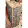 ANTIQUE TRUNK 40"X22"X14"H