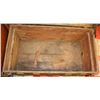 Image 2 : ANTIQUE TREASURE CHEST