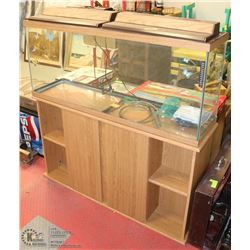LARGE AQUARIUM WITH ACCESSORIES & STAND.