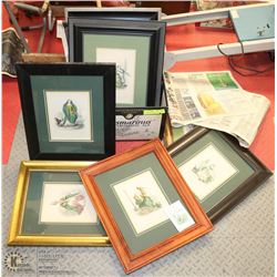 8 STEEL ENGRAVINGS ORIGINAL FROM 1867 "LES FLEURS