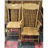 Image 1 : VINTAGE ROCKING CHAIR WITH SIDE CHAIR