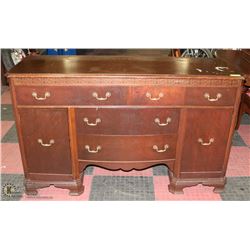 4 DRAWER AND 2 DOOR SIDEBOARD , SLIGHT