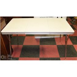 VINTAGE KITCHEN TABLE 29"X53" WITH EXTENSION IN