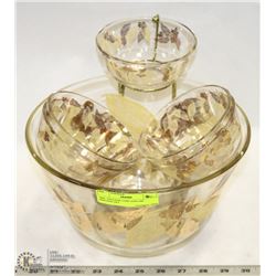 10PC VINTAGE CHIP AND DIP SERVING SET