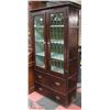 Image 2 : 1800S LEADED GLASS PIE SAFE CABINET.