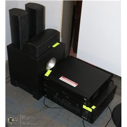 YAMAHA HTR-6140 RECEIVER WITH YAMAHA SURROUND