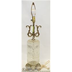 VINTAGE TABLE LAMP 35" TALL