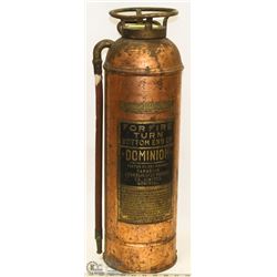 VINTAGE DOMINION 2-1/2 GALLON COPPER FIRE