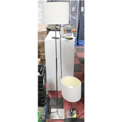 FLOOR LAMP SOLD WITH MATCHING TABLE LAMP