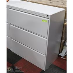 3 DRAWER FILING CABINET NO KEYS